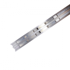 Glass Door Rail Wheeled Bottom Sliding Track For Glass