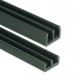 6mm Heavy Duty Plastic Sliding Track For Glass - Top - Black