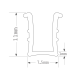 Sliding Track U Shaped Shoe Gasket