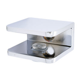 Chrome Glass Shelf Supports