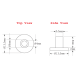 Black Rubber Spacer Sleeves (Grommets)