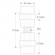 Showcase Shelf Supports Double