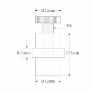 Showcase Shelf Supports Single