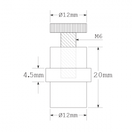 Showcase Shelf Supports Single