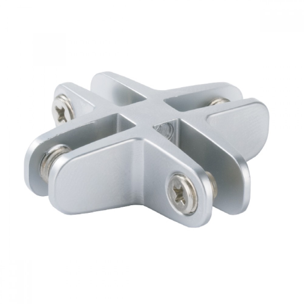 4 Way Assembly Bracket - Polished Chrome