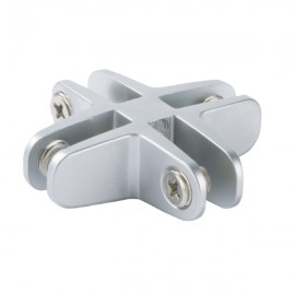 4 Way Assembly Bracket - Polished Chrome