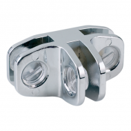 3 Way Assembly Bracket (T Joint) - Polished Chrome