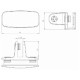 3 Way Assembly Bracket Closed Type - Matt Chrome