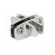 4 Way Assembly Bracket Closed Type - Polished Chrome