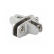 4 Way Assembly Bracket Closed Type - Matt Chrome