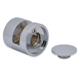 Off Wall Mirror Fixing 30mm Diameter x 30mm Length.