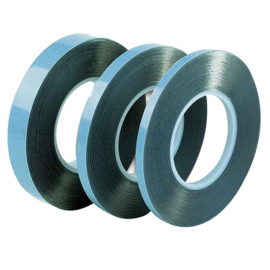 Clear Double Adhesive Tape 15x1mm x25 Mtr