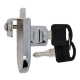 Non Drill Glass Door Lock - Chrome Plated