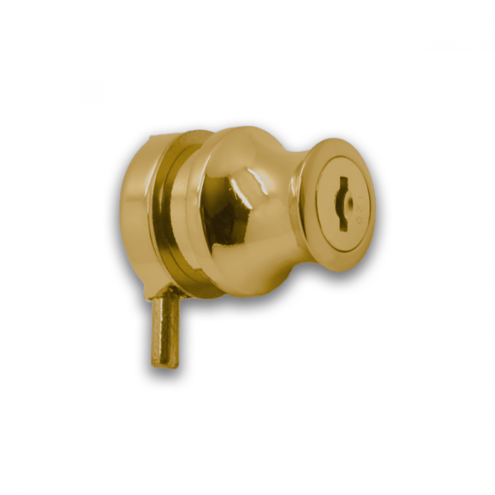 Cylinder Lock Gold