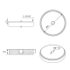 50mm Dia Stainless Steel Discs 50mmx10.5 M8