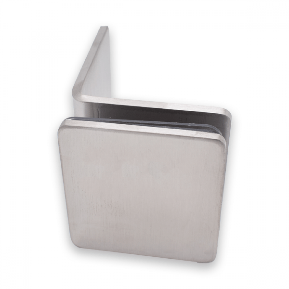 Wall Mount -L Type Shower Fixing - Satin Chrome