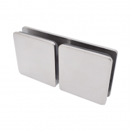 180 Degree Glass-To-Glass Shower Fixing -  Polished Chrome
