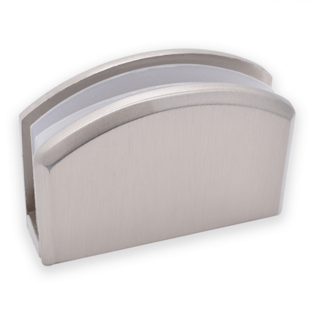 Wall To Glass Pod Fixing Satin Chrome