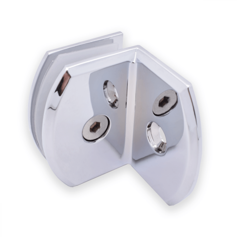 Wall To Glass Pod Fixing Polished Chrome