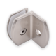 Wall To Glass Pod Fixing Satin Chrome