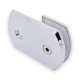 Glass To Panel 180 Degree Pod Fixing Polished Chrome