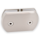 Glass To Glass 180 Degree Pod Fixing Satin Chrome