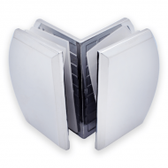 Glass To Glass 90 Degree Pod Fixing Polished Chrome