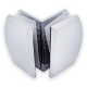 Glass To Glass 90 Degree Pod Fixing Polished Chrome