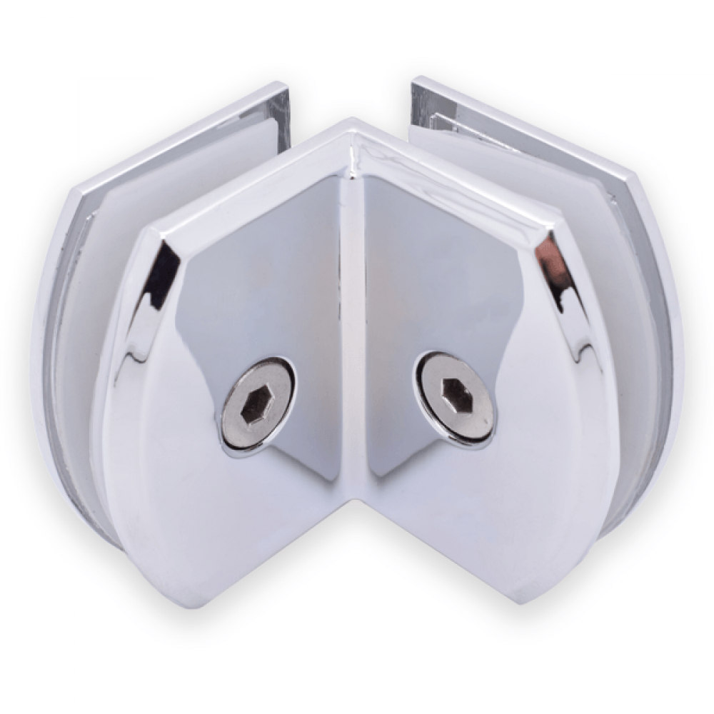 Glass To Glass 90 Degree Pod Fixing Polished Chrome