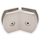 Glass To Glass 135 Degree Pod Fixing Satin Chrome