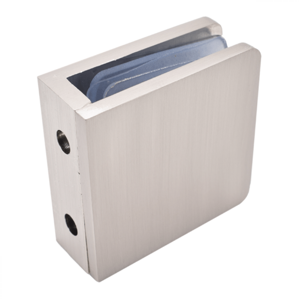 Wall To Glass Fixing - Satin Chrome