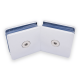 135 Degree Glass To Glass Fixing - Polished Chrome