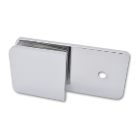Wall To Glass Fixing - Polished Chrome