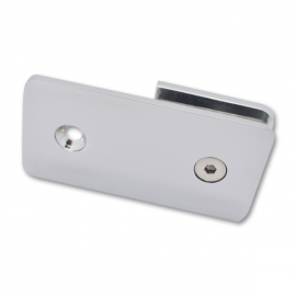 Wall To Glass Fixing - Polished Chrome