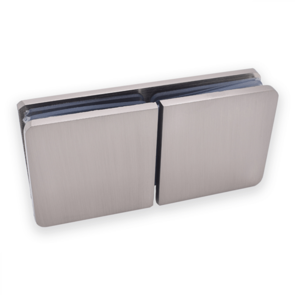 Glass To Glass Fixing - Satin Chrome