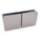 Glass To Glass Fixing - Satin Chrome