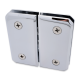 Bi-Folding 180 Degree - Inward Glass To Glass Hinge - PC