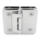 Bi-Folding 180 Degree - Outward Glass To Glass Hinge - PC