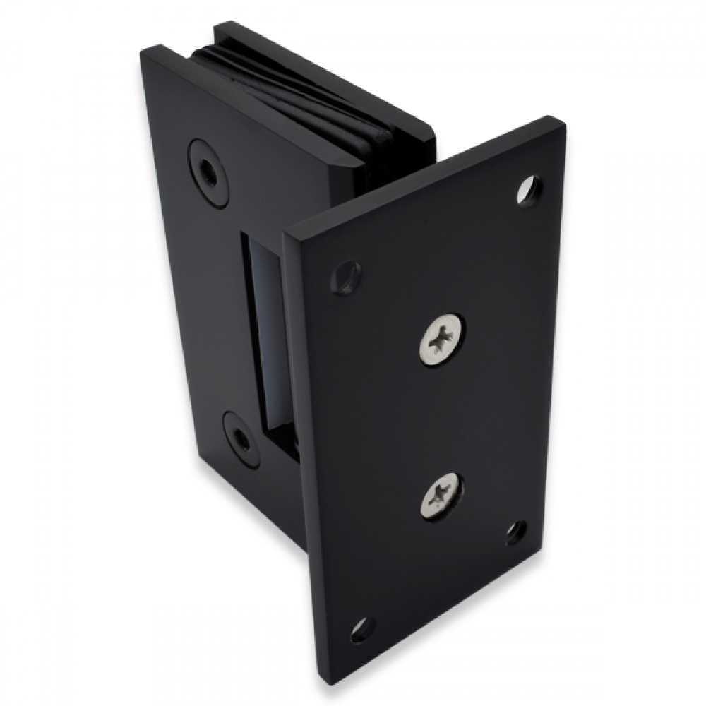 Shannon SQ Range - Wall To Glass Shower Hinge - Black