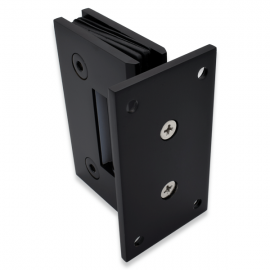 Shannon SQ Range - Wall To Glass Shower Hinge - Black