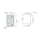 Shannon Range - Wall To Glass Shower Hinge - PC