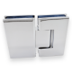 Shannon SQ Range - 180 Degree Glass To Glass Hinge - PC