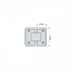 Shannon Range - 180 Degree Glass To Glass Shower Hinge - PC
