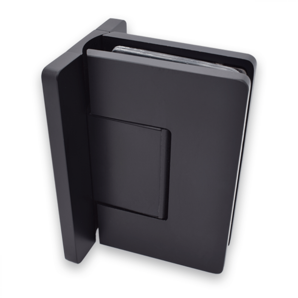 Amazon Range Wall To Glass Shower Hinge - Matt Black