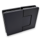 Amazon Range 180 Degree Glass To Glass Shower - Matte Black