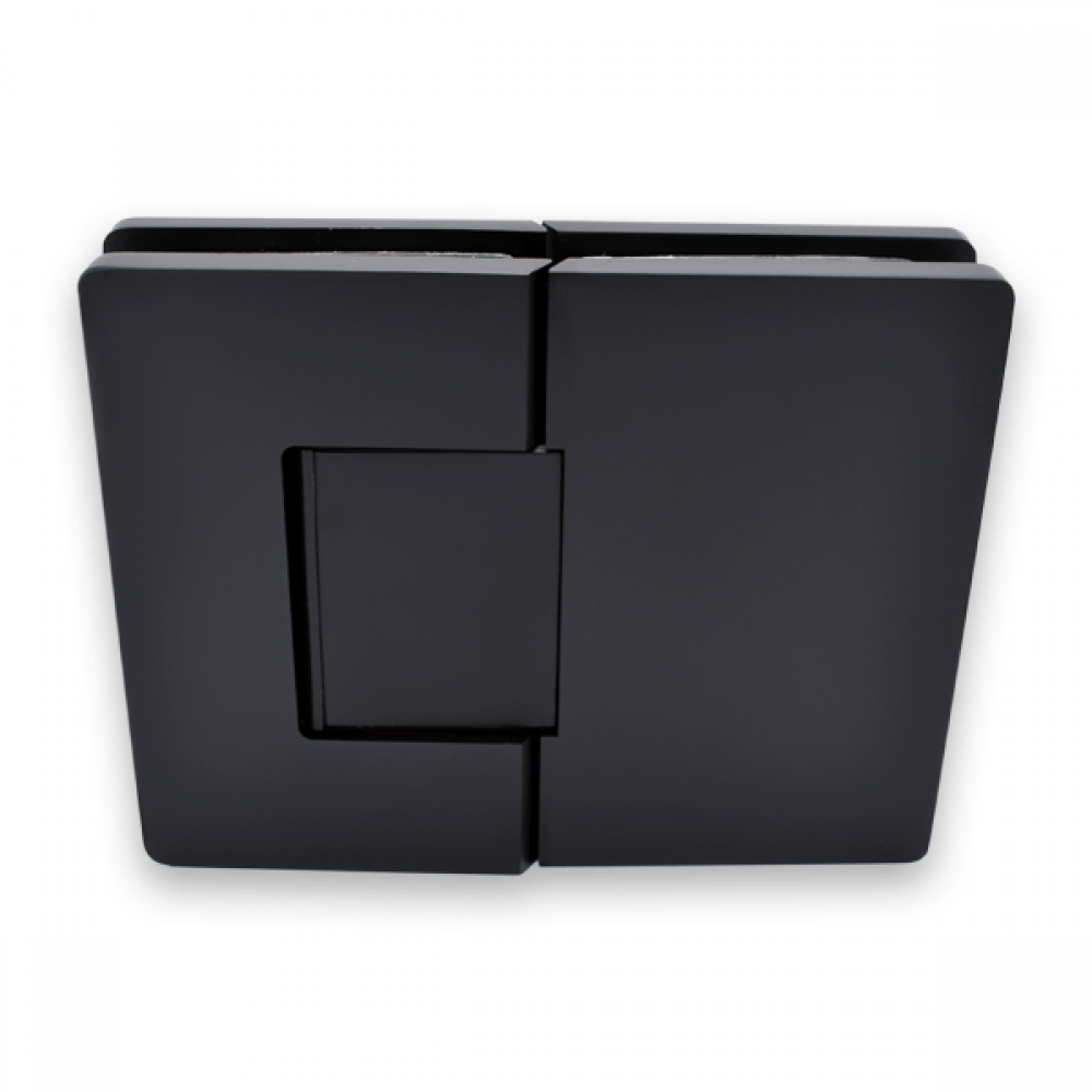 Amazon Range 180 Degree Glass To Glass Shower - Matte Black