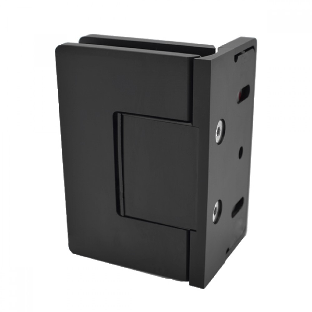 Amazon Range Offset Wall To Glass Shower Hinge - Matte Black