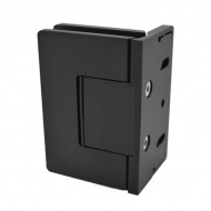 Amazon Range Offset Wall To Glass Shower Hinge - Matte Black