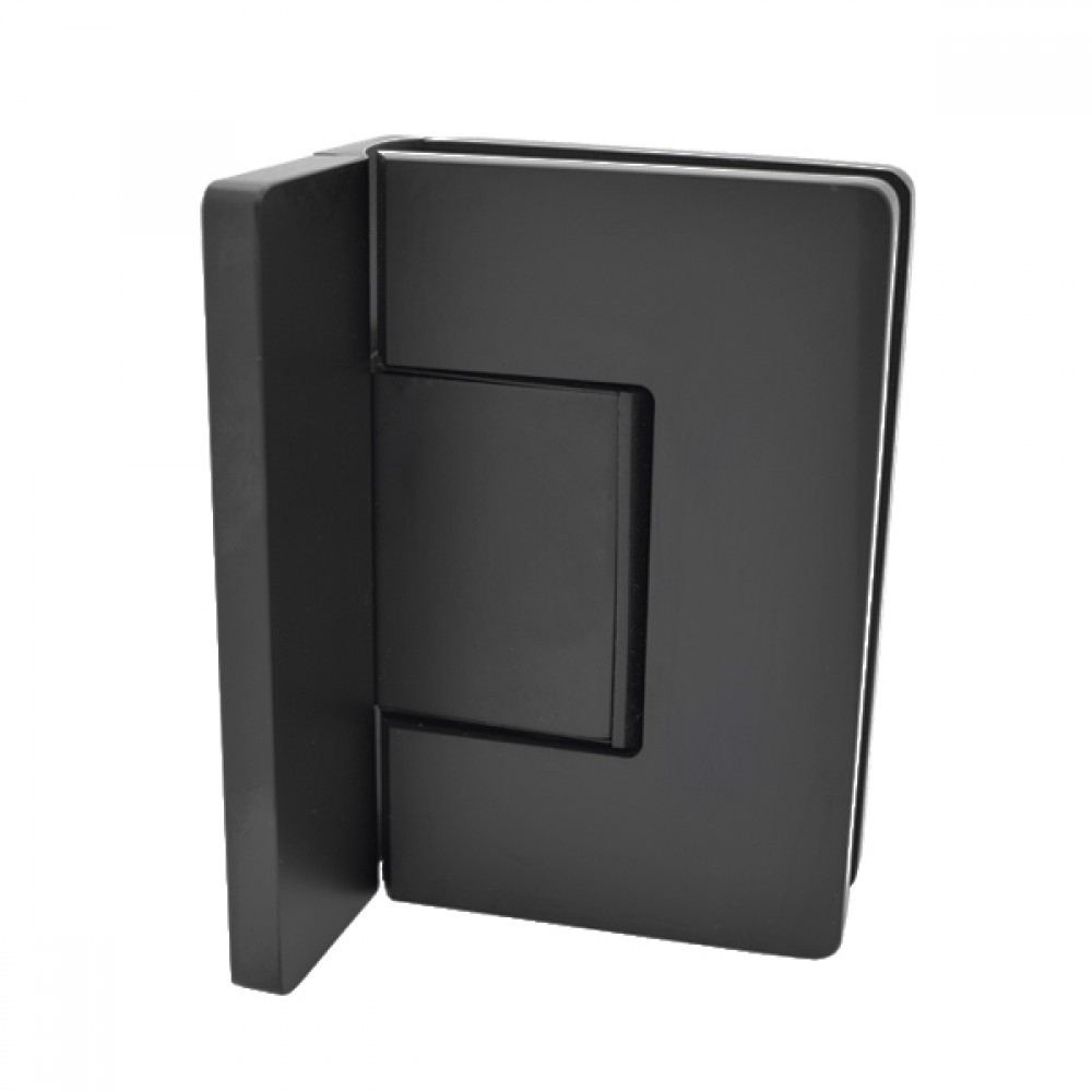 Amazon Range Offset Wall To Glass Shower Hinge - Matte Black