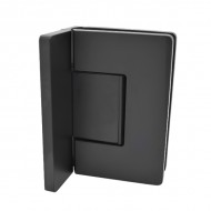 Amazon Range Offset Wall To Glass Shower Hinge - Matte Black